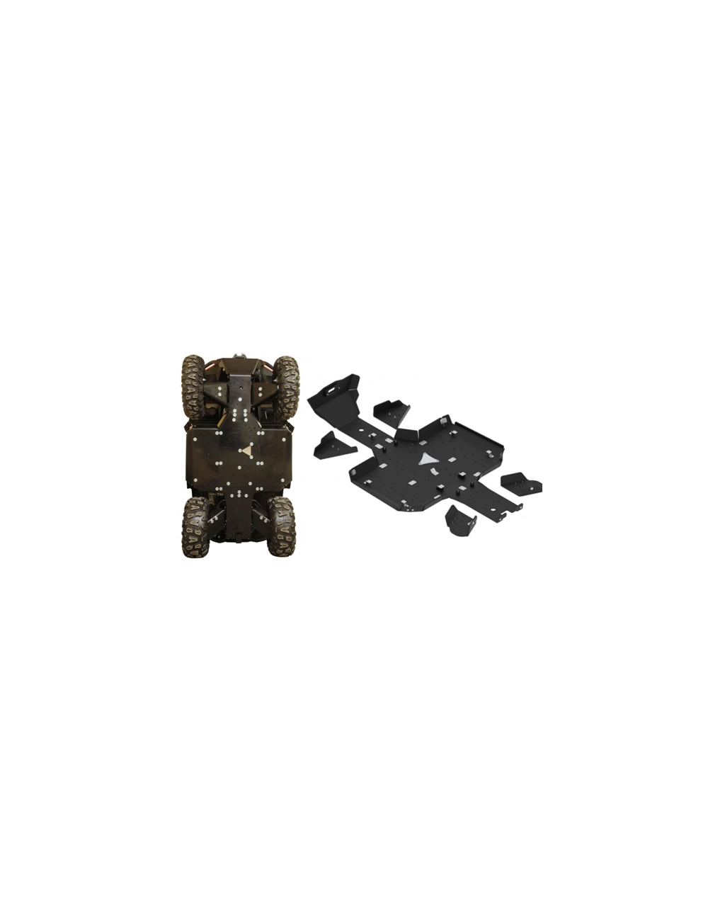 Kit protection complet plastique chassis long HDPE épaisseur 10 mm C FORCE 625 Kit protection complet plastique chassis long HDPE épaisseur 10 mm C FORCE 625