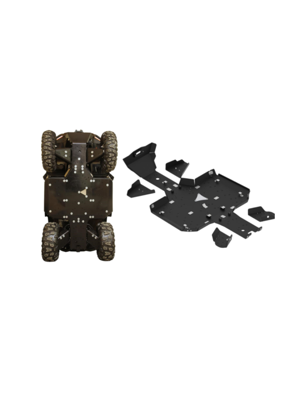 Kit de protection complet HDPE épaisseur 10 mm chassit court C FORCE 625 Kit de protection complet HDPE épaisseur 10 mm chassit court C FORCE 625