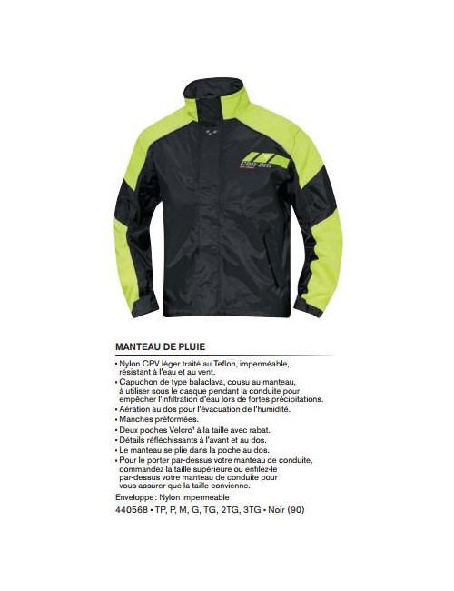 Manteau de pluie