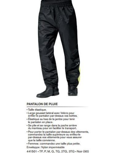 Pantalon de pluie