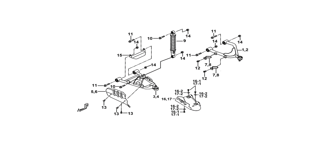 SUPENSION  AVANT  BLADE 