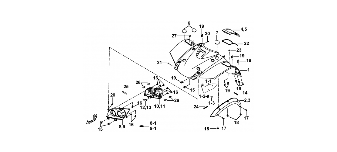 CARROSSERIE AVANT