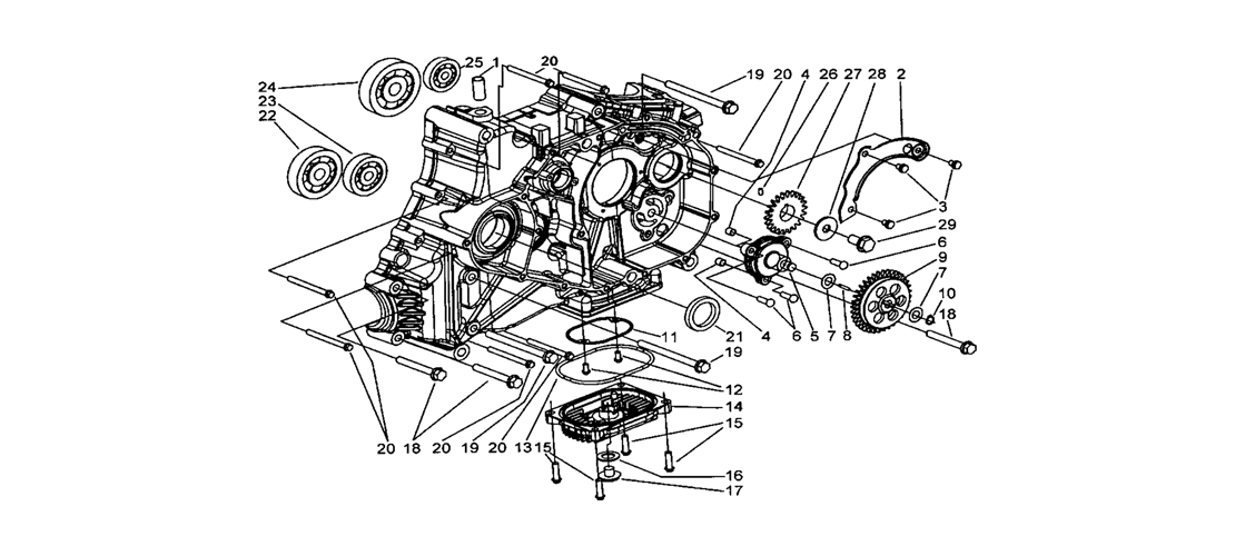 CARTER MOTEUR DROIT