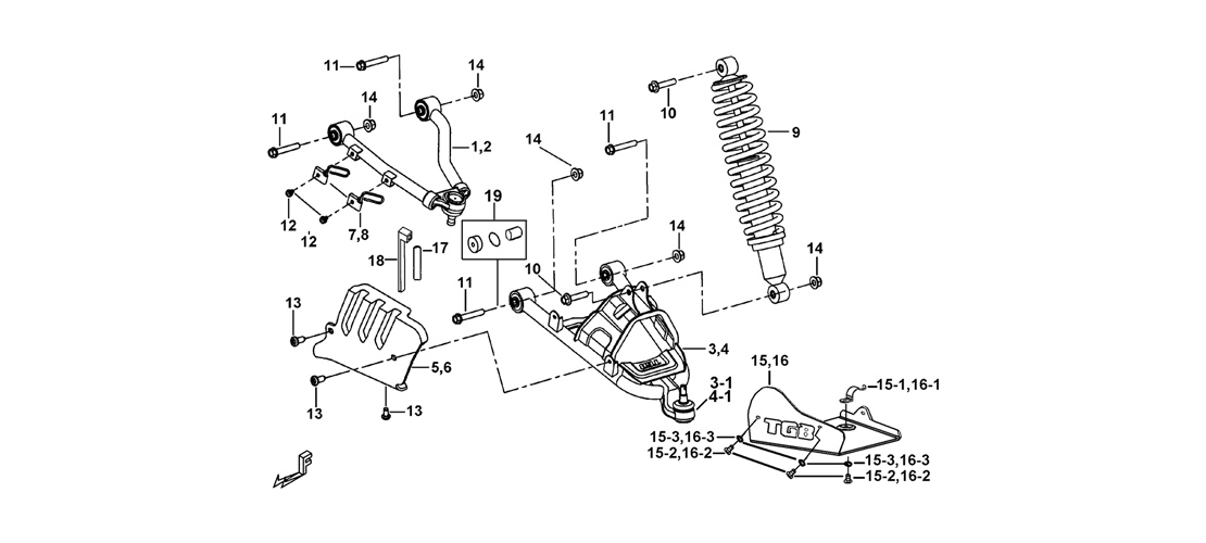 SUSPENSION AVANT