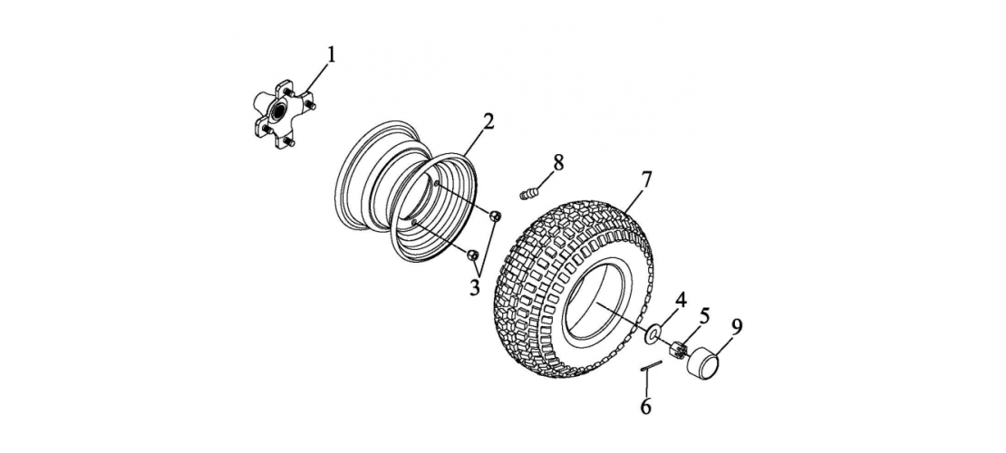 MOYEU/ROUE AR