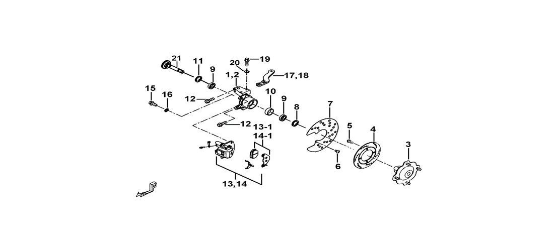 FUSEE  ARTICULATION  DIRECTION