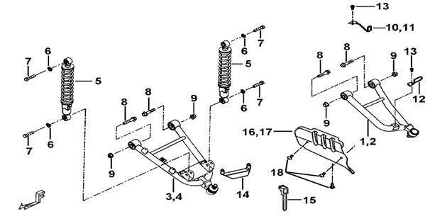 SUSPENSION AVANT TARGET