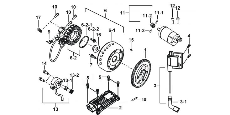 DISPOSITIF ELECTRIQUE TGB INJECTION