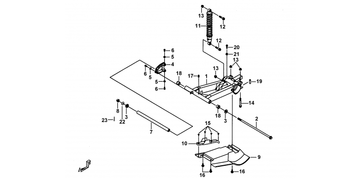 BRAS OSCILLANT AR 250/325