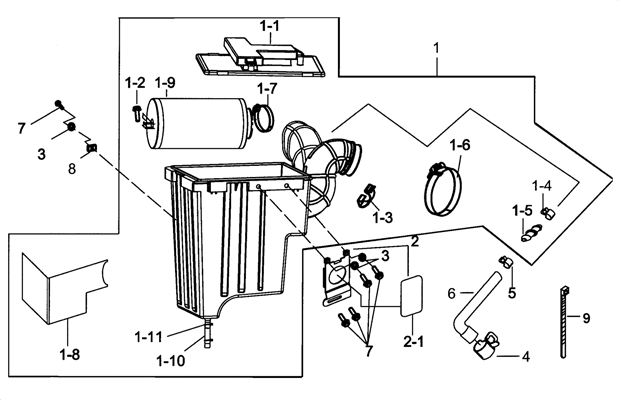 ENSEMBLE FILTRE A AIR