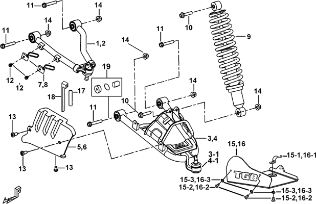 SUSPENSION AVANT