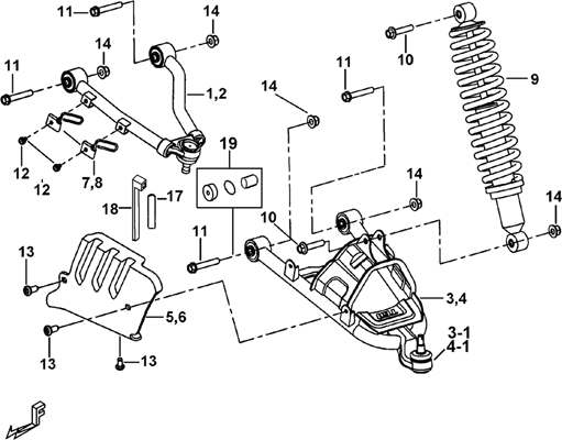 SUSPENSION AVANT